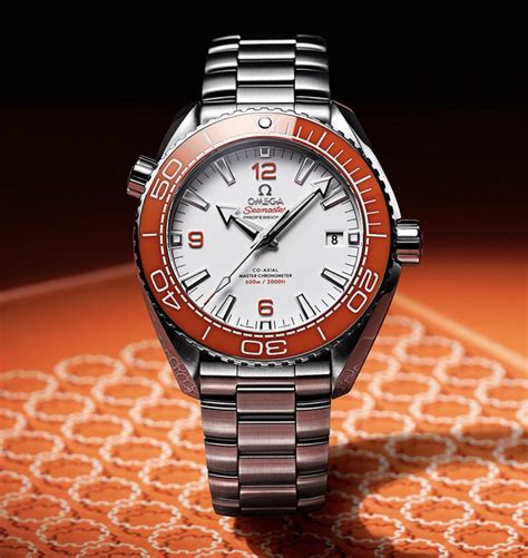 omega planet ocean orange bezel.